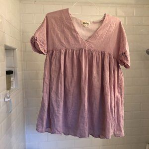 pink/ blush dress